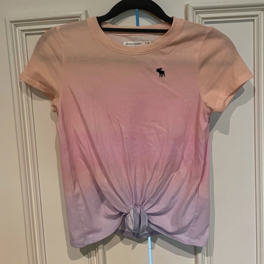 Abc Ronnie Kids Ombré Tee pink peach purple 7/8